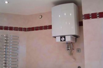 Установка водонагревателя своими руками