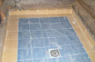 Укладка плитки Гидроизоляция пола в бане своими руками