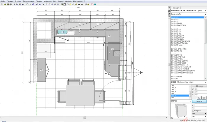 Реалистичный интерьер, созданный в Planner 5D