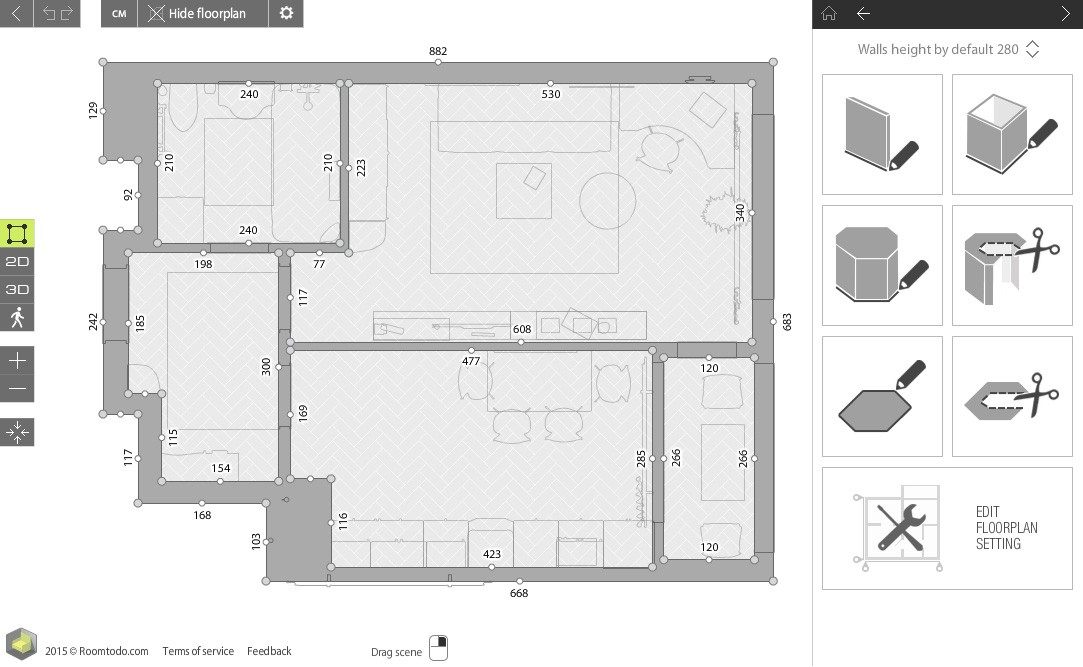 Roomtodo - Онлайн-планировщик дизайна интерьера скачать