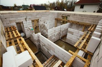 Перегородки стены из блоков