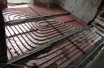 Монтаж водяного теплого пола из сшитого полиэтилена