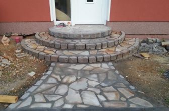 Крыльцо облицовка камнем фото