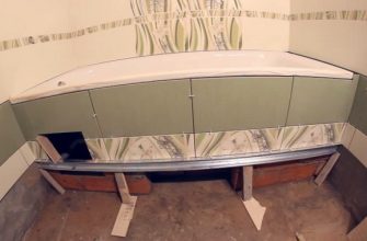 Отделка чугунной ванны керамической плиткой фото