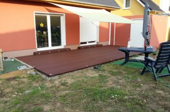 Терасса из поликарбоната фото