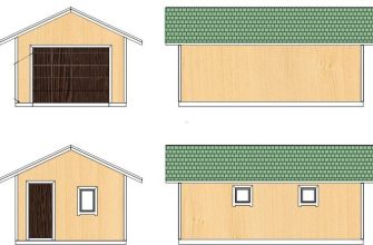Каркасный гараж своими руками