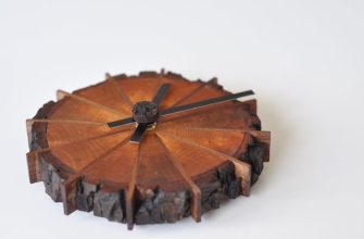 деревянные часы