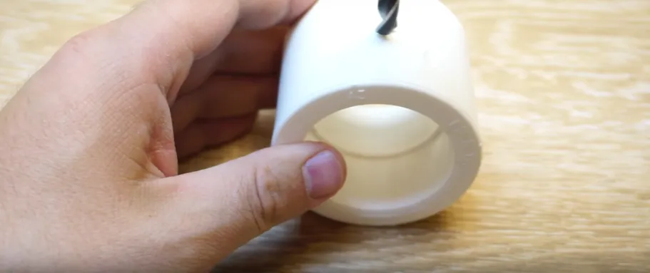 лайфхак: сквозное сверление трубы