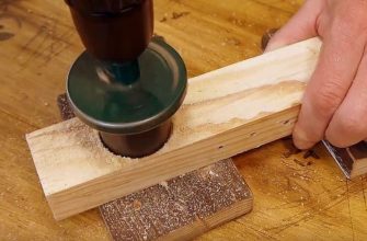 сверление корончатым сверлом