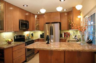 Подвесные светильники на кухне