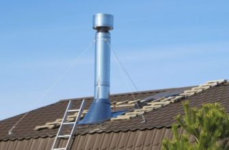 Фановая труба на крыше дома
