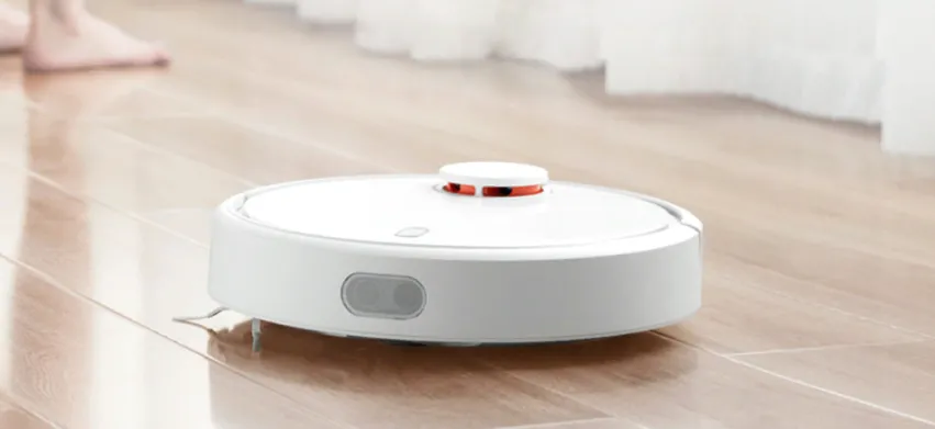 пылесос-робот Xiaomi в работе