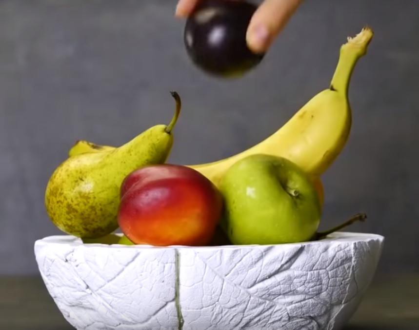 Поделки: ваза для фруктов