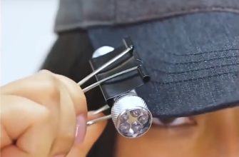 Фонарик на кепке