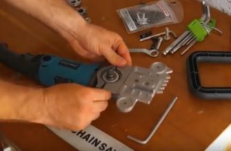 Установка насадки на болгарку