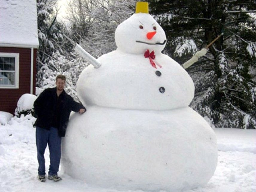Снеговик-гигант