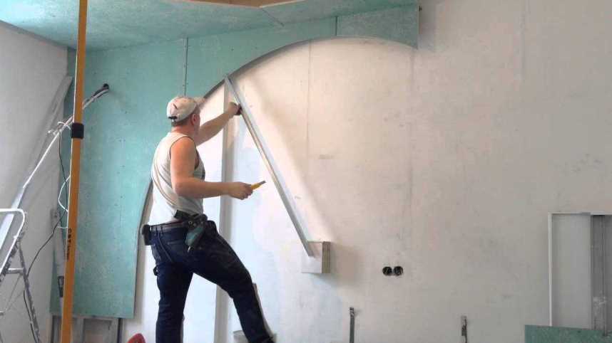Укладка гипсокартона
