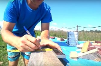 Разметка бруса