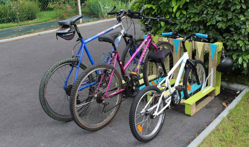Самодельная парковка для велосипедов