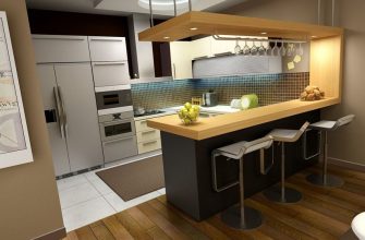 Совмещенная барная стойка