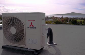 Часть системы кондиционирования на крыше