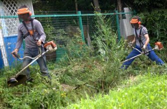 покос травы