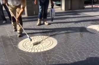 Уложить брусчатку из бетона