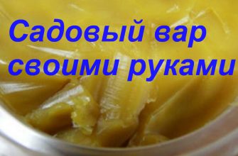 Садовый вар своими руками