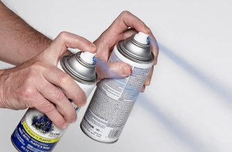 аэрозольные краски: покраска в две руки