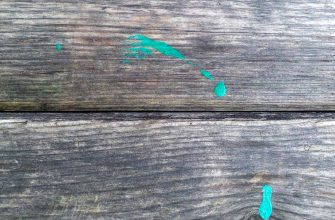 удалить пятна краски с деревянного пола