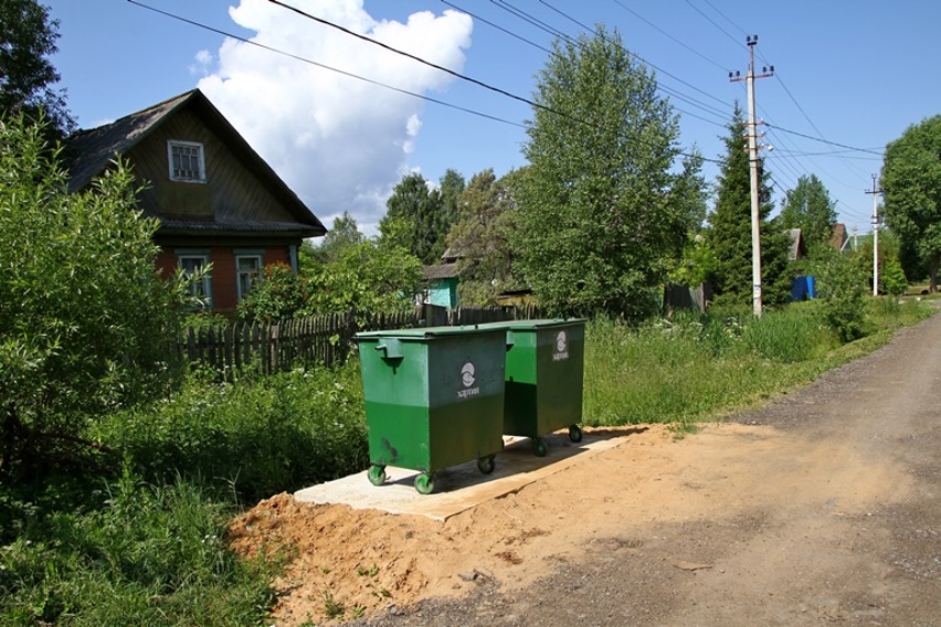 Вывоз мусора – контейнерная площадка