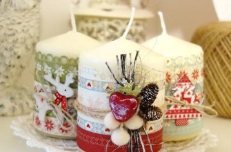 Праздничные декоративные свечи