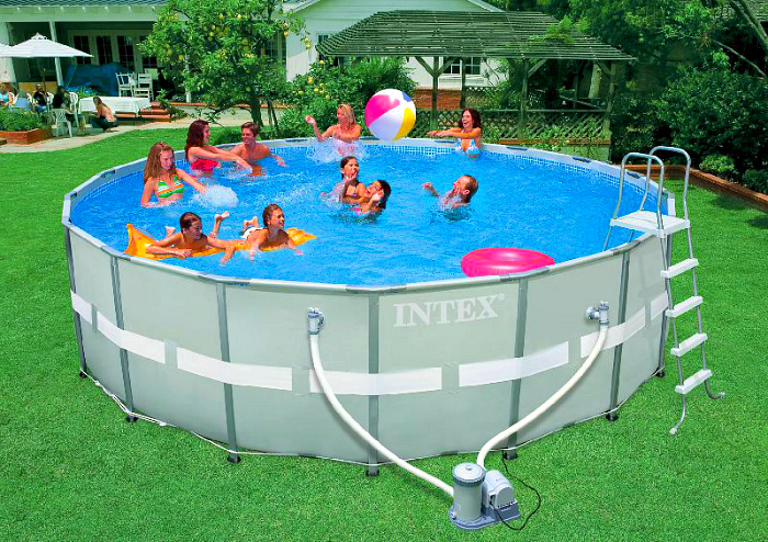 Каркасный бассейн для всей семьи