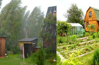 Как защитить участок от бури