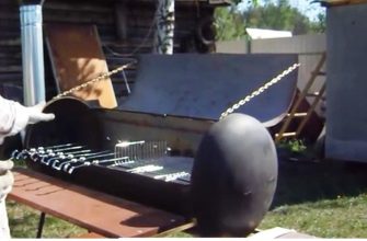 барбекю из газового баллона