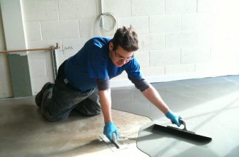 Наливной пол лицо