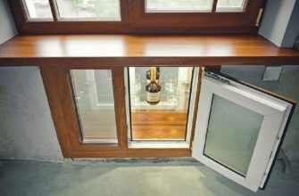 Пространство под окном лицо