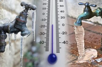 Вода замерзла в водопроводе