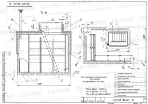 Схема Погреб Уралец-10 Стандарт и Премиум