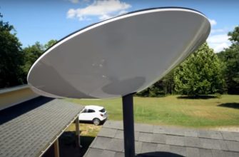 Антенна STARLINK на крыше