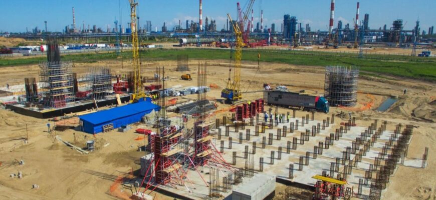 Строительство завода