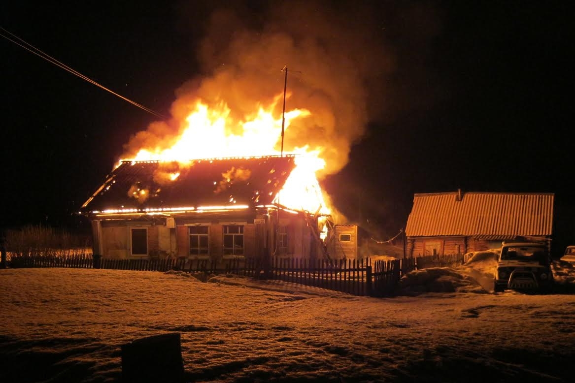 Сгорел дом, поджог