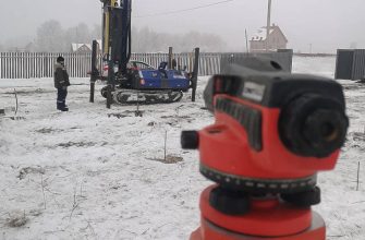 Свайно забивной фундамент дома