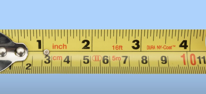 Перевод дюймов в см и мм