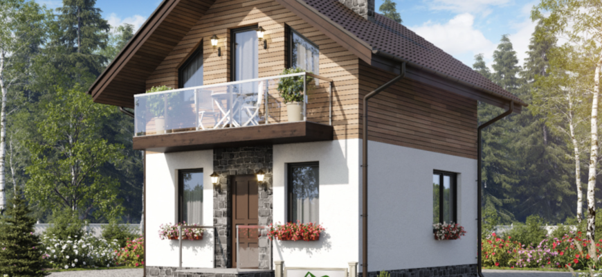 Планировка дома 6 на 6 метров