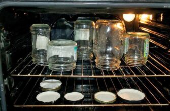 Стерилизация банок в духовке электрической или газовой плиты