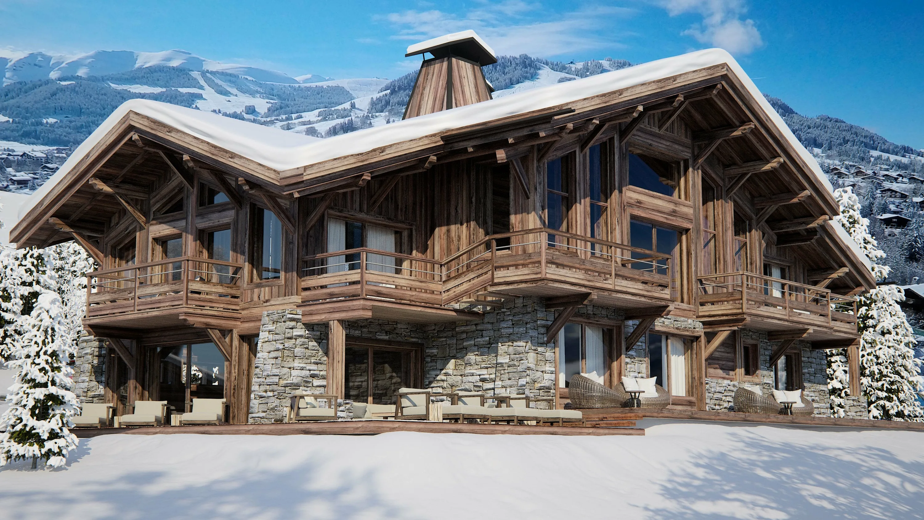 Альпийский дом шале