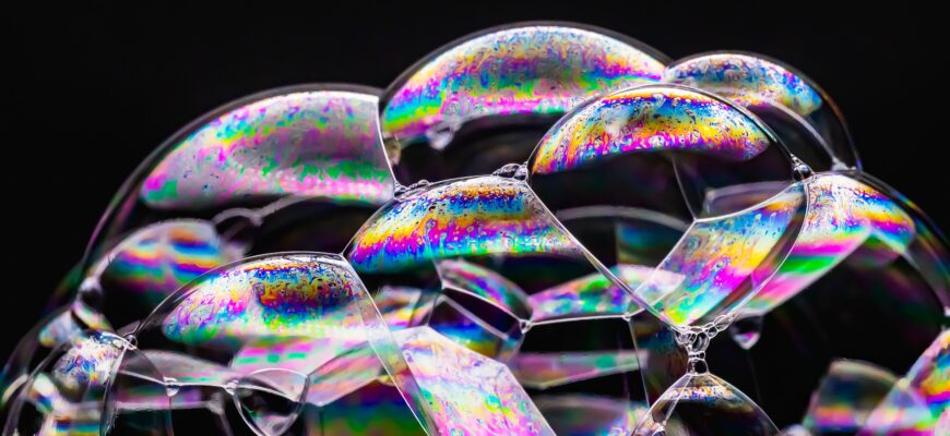 красота мыльных пузырей