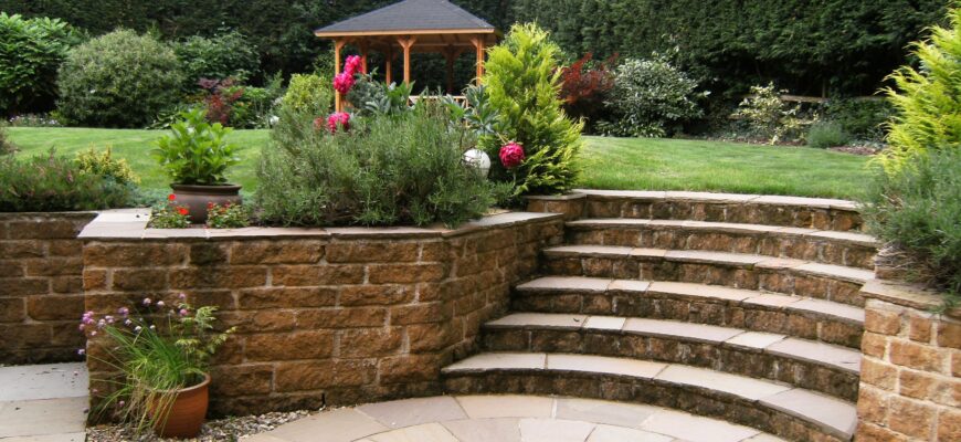 Участок с уклоном