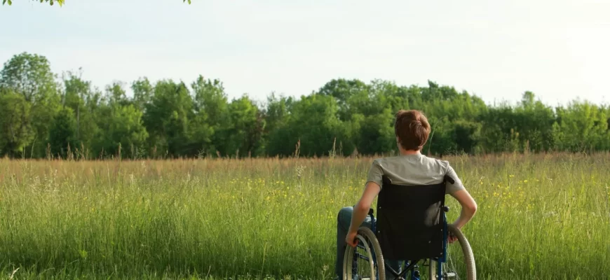 Инвалид на природе